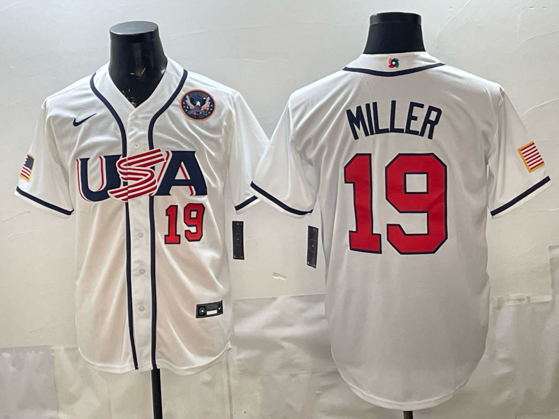 Men 2026 World cup white MLB Nike jersey 001